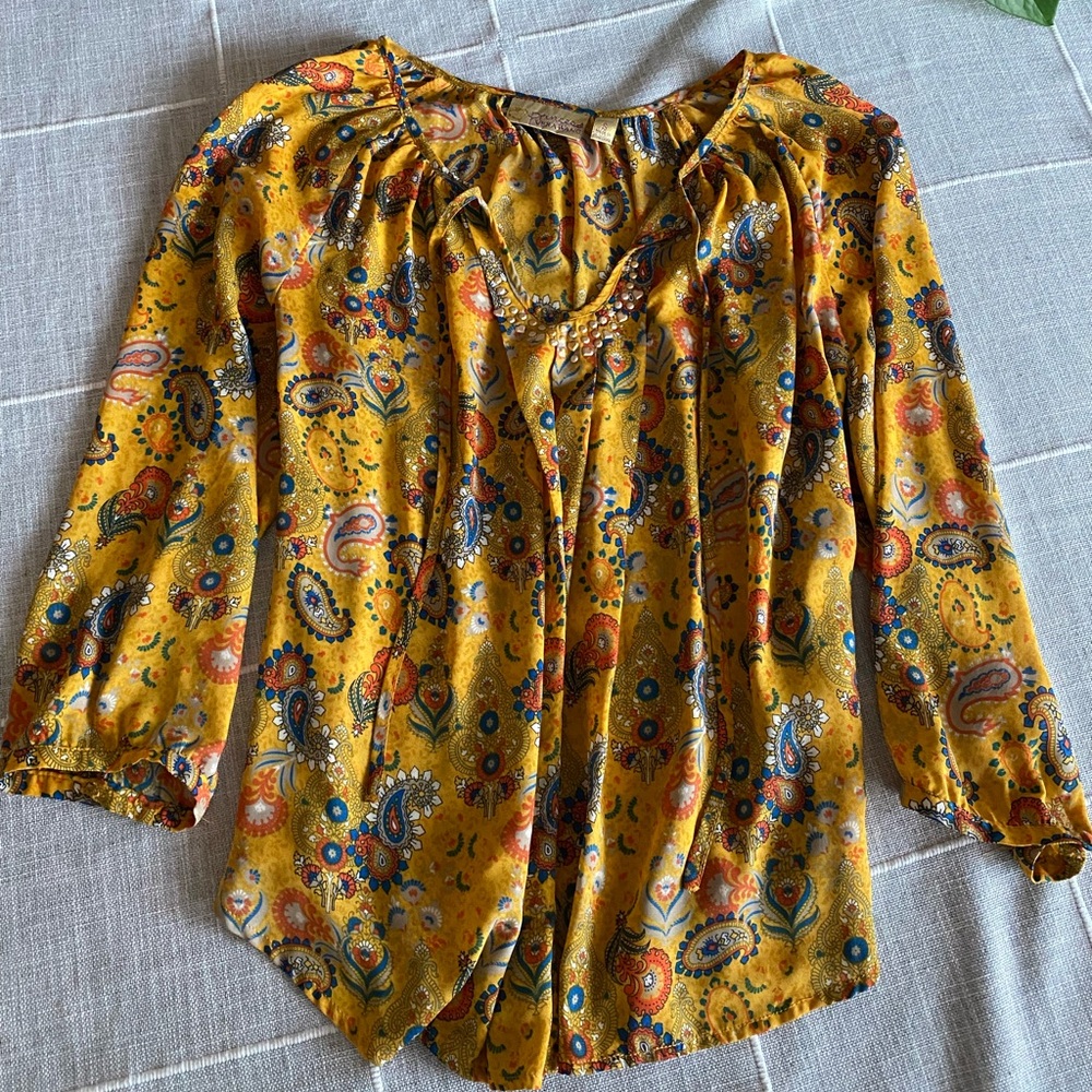 Princess Vera Wang; Size Small, Yellow Multicolor